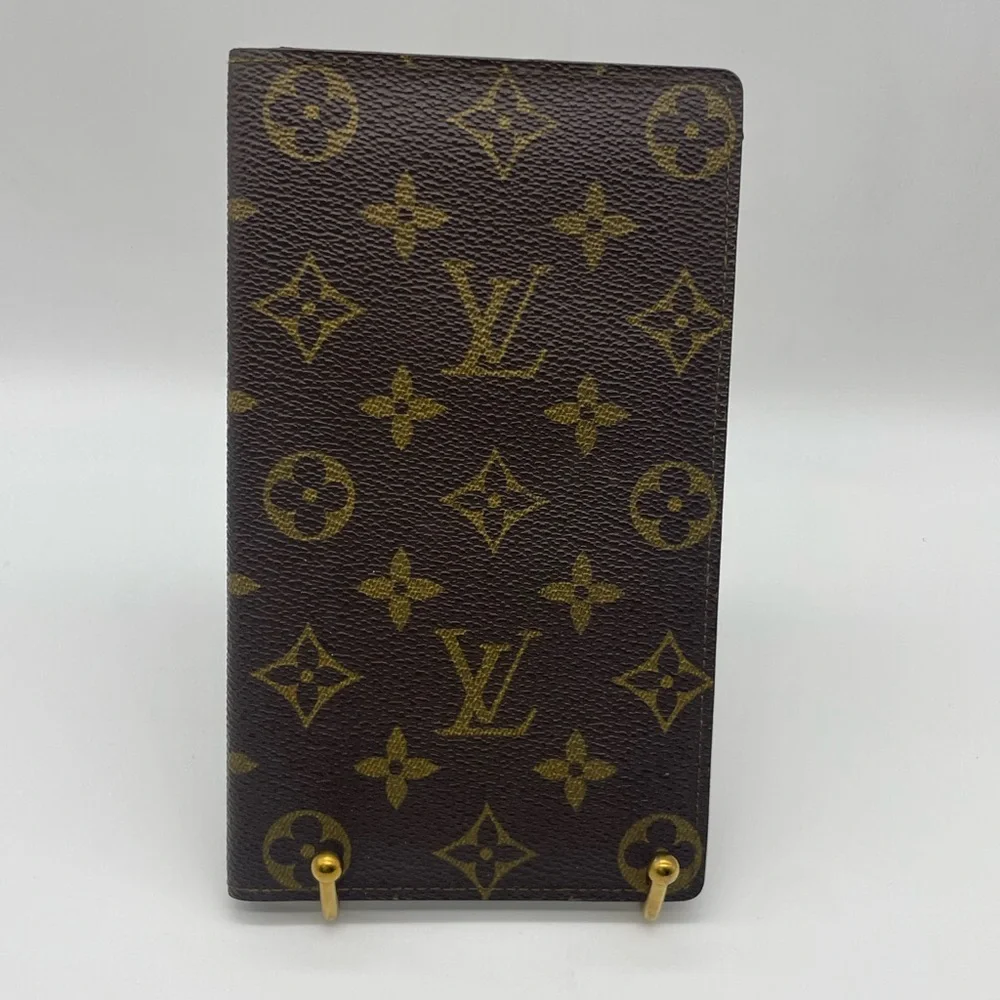 Louis Vuitton Monogram Checkbook Long Wallet